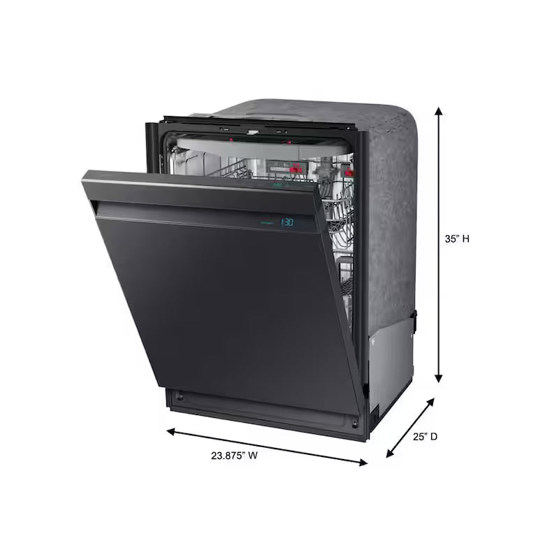 Black Stainless Steel Dishwasher with 3rd Rack S151