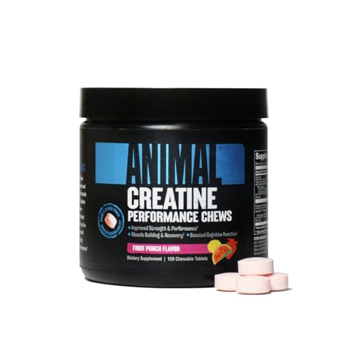 Creatine Monohydrate Chewable Tablets Fruit Punch M4162
