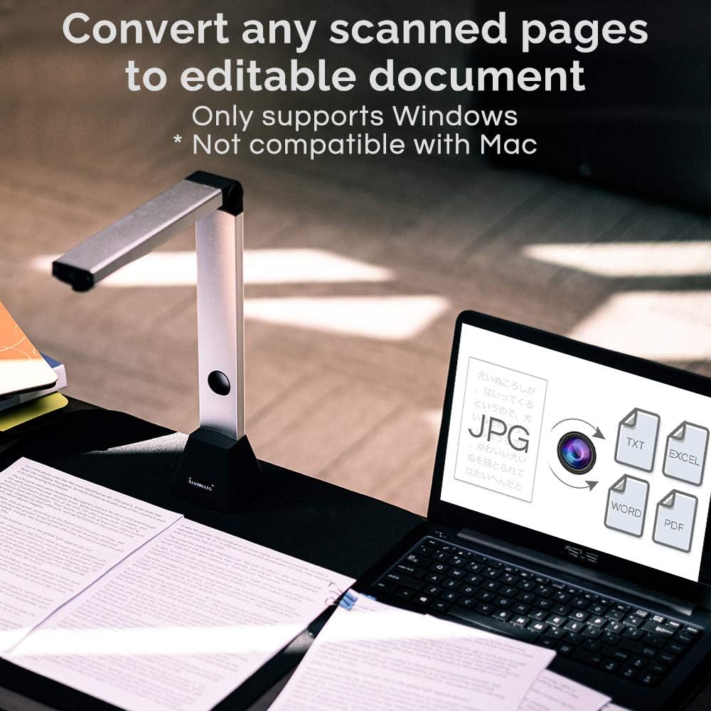 Portable Document Scanner with Multi-Language OCR F635562