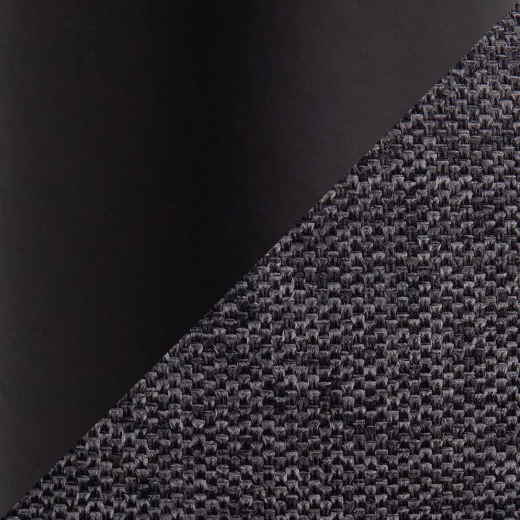 Black Steel and Charcoal Fabric Chair K677