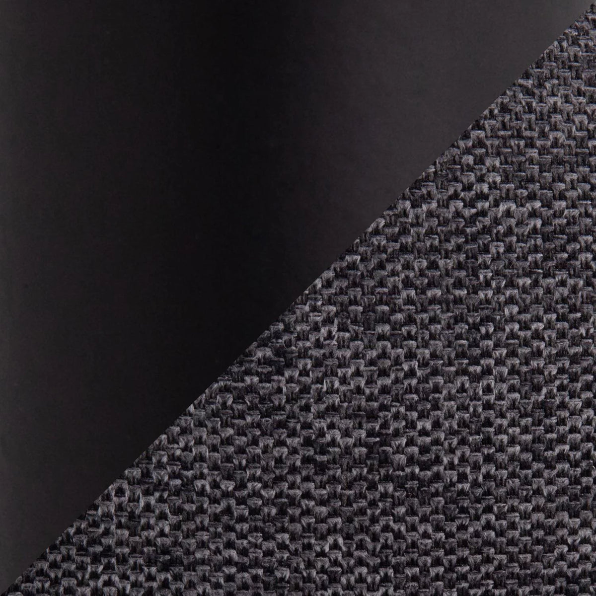 Black Steel and Charcoal Fabric Chair K677