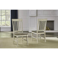 Slatback Side Chair with Wood Seating I945798