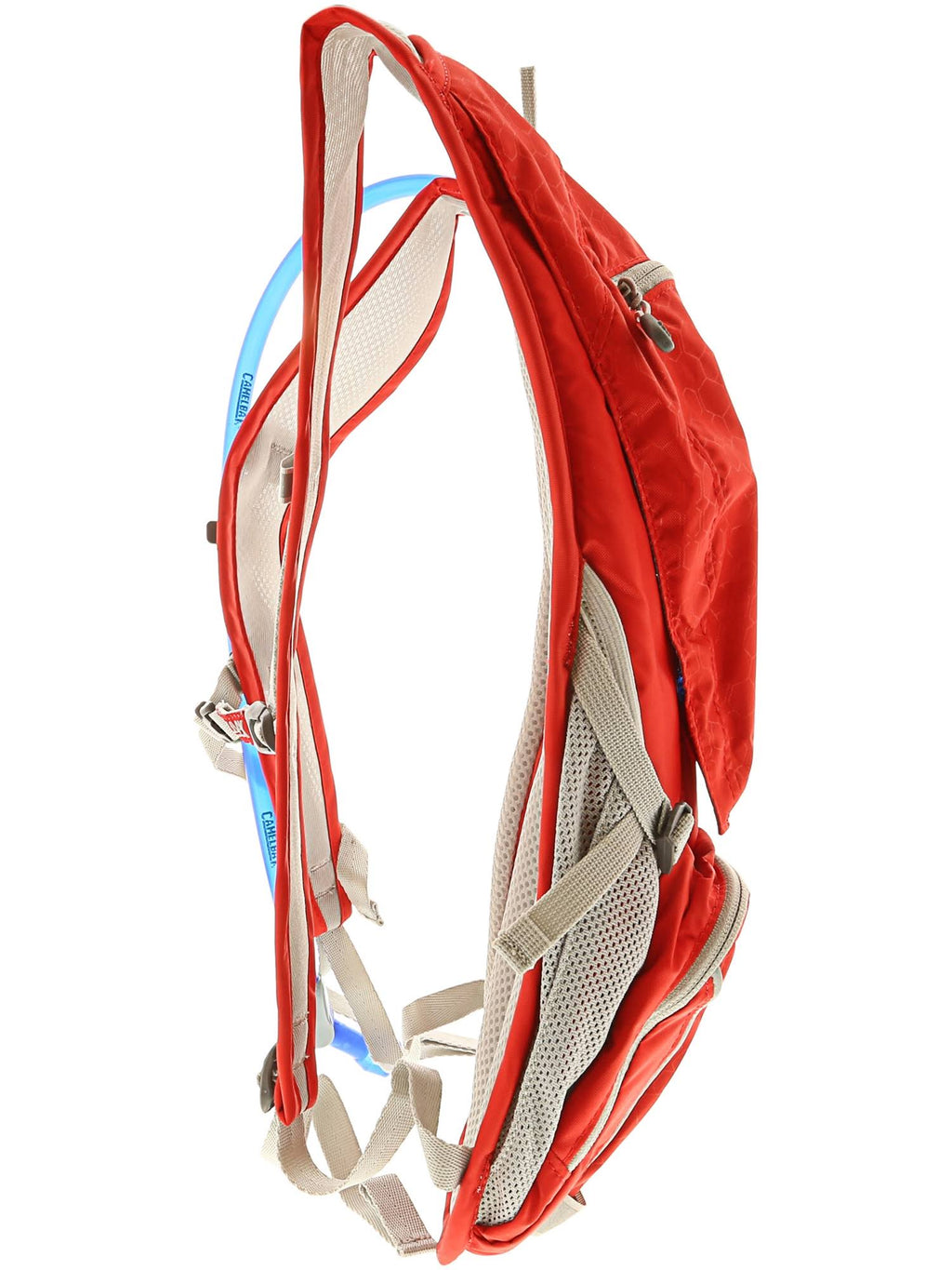 Racing Red Silver 5 Liter Hydration Backpack K442