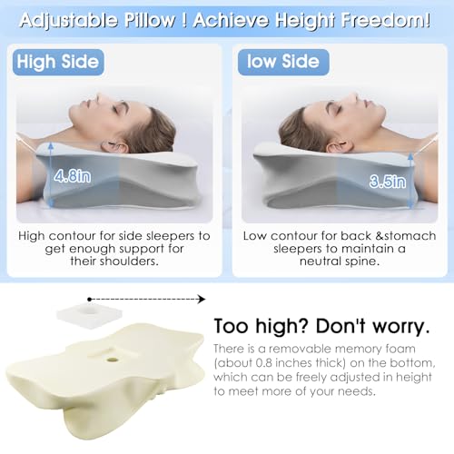 Memory Foam Cervical Neck Pillow M195960