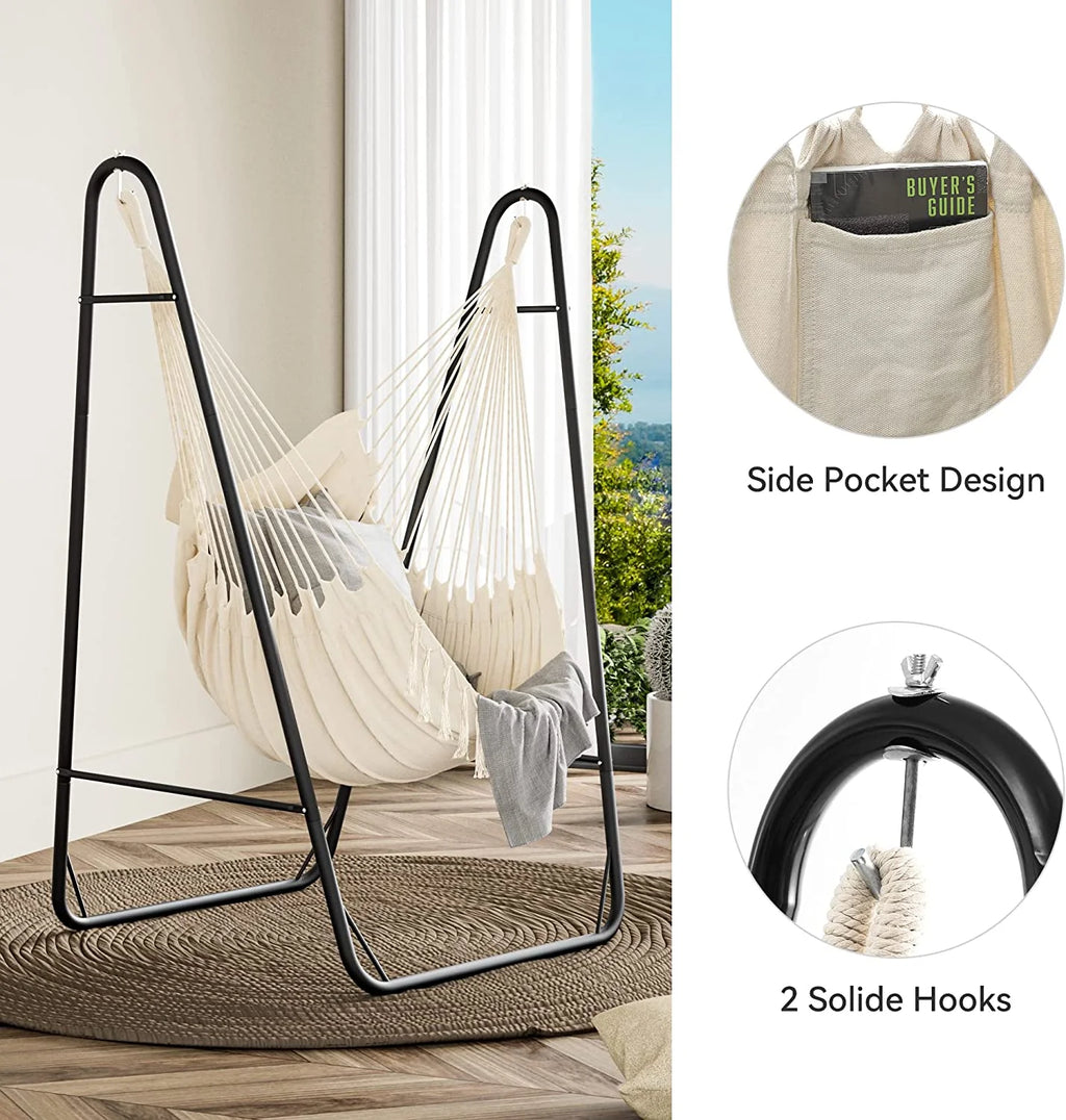 Hammock Chair with Stand Heavy Duty 330Lbs V98090