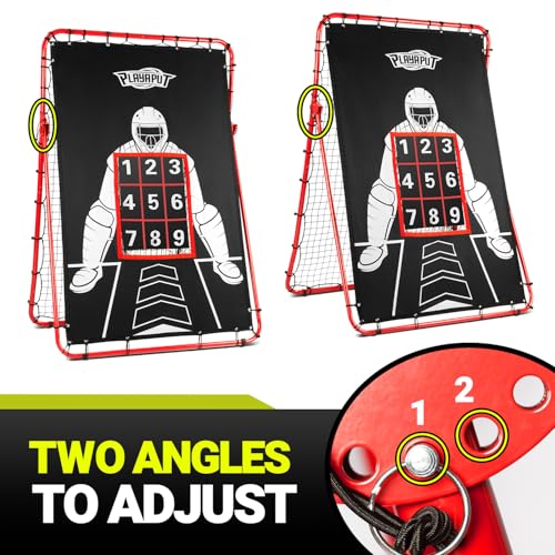 Adjustable Baseball Rebounder Net with Strike Zone M409733