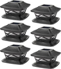 Solar Post Lights Outdoor 2 Modes Waterproof LED Fence Cap Light White 12 Pack T131