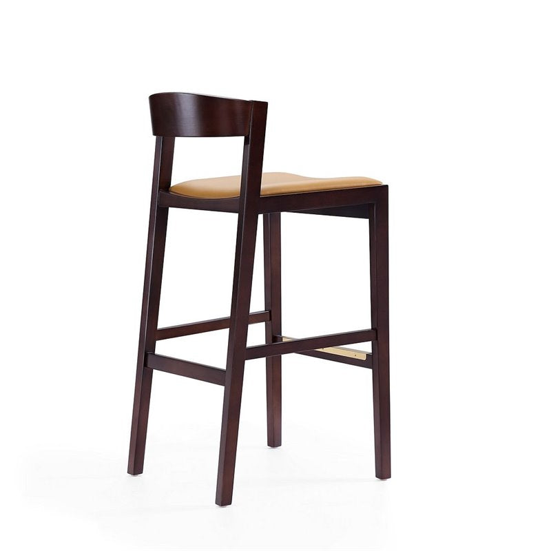 Faux Leather Barstool Set of 2 X82361