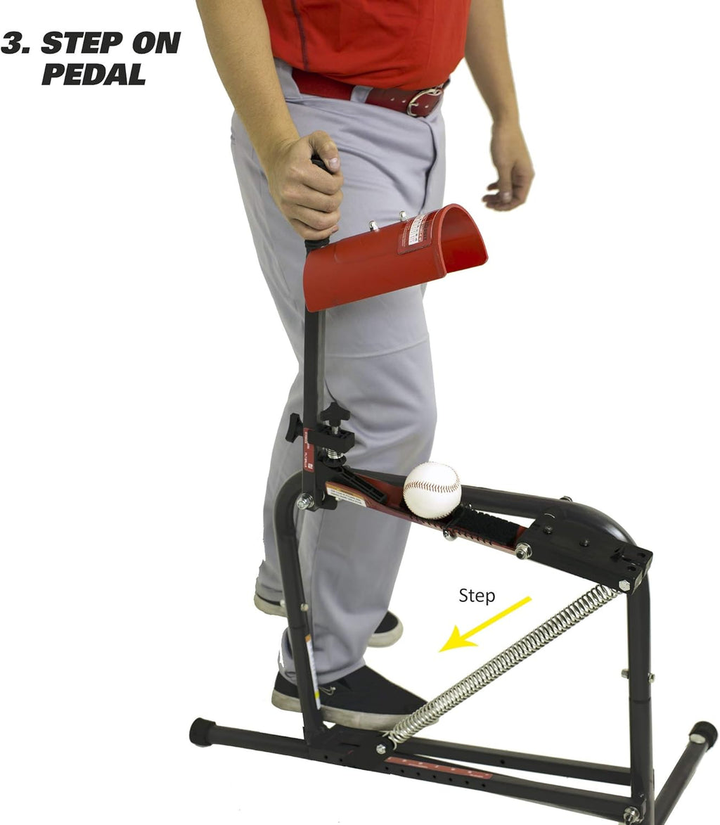 50 MPH Baseball & Softball Pitching Machine X407376