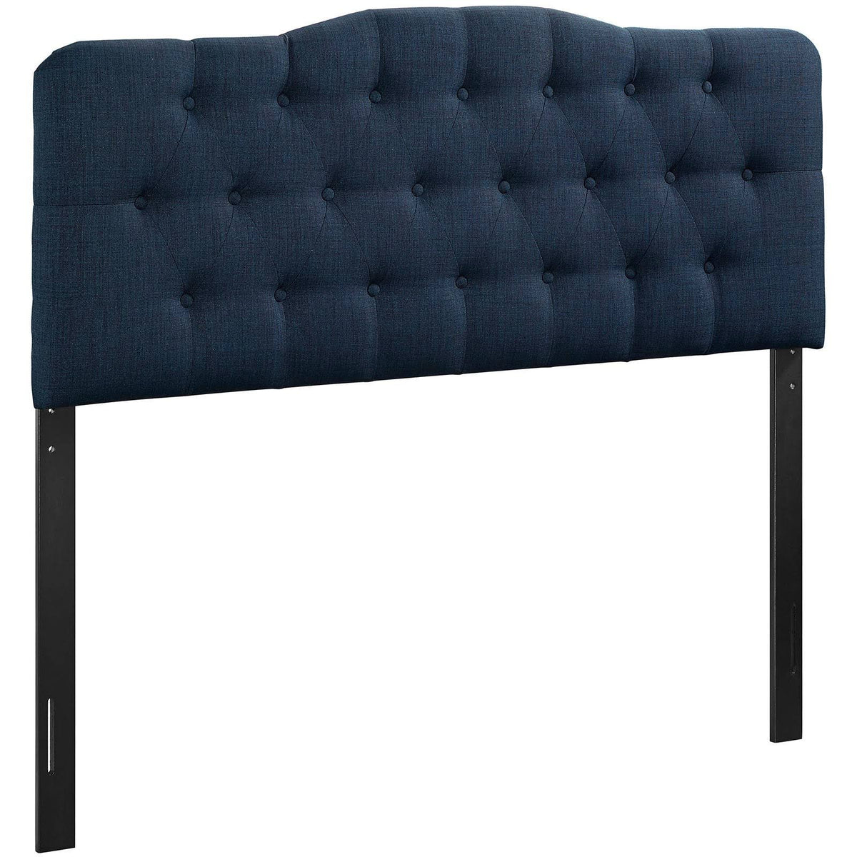 Navy Fabric Headboard Queen B521784