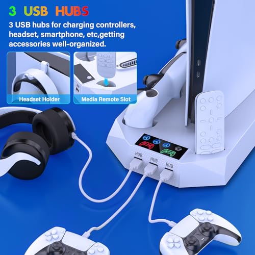 PS5 Cooling Station with Controller Charging Station A640997
