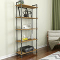 5-Tier Solid Pine Open Wood Bookcase S538577