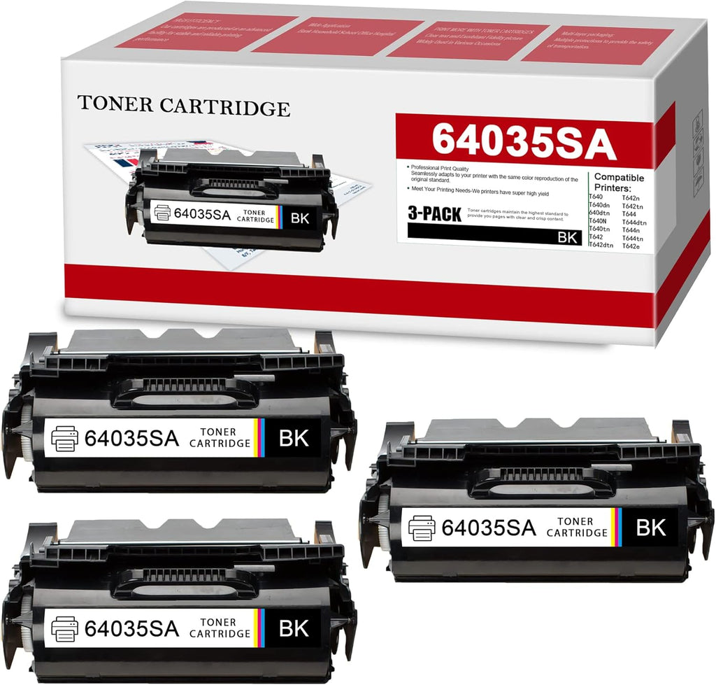 Black Toner Cartridge Replacement (3 Black) E27329