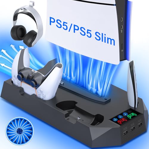PS5 Cooling Station with Controller Charging Station A640997