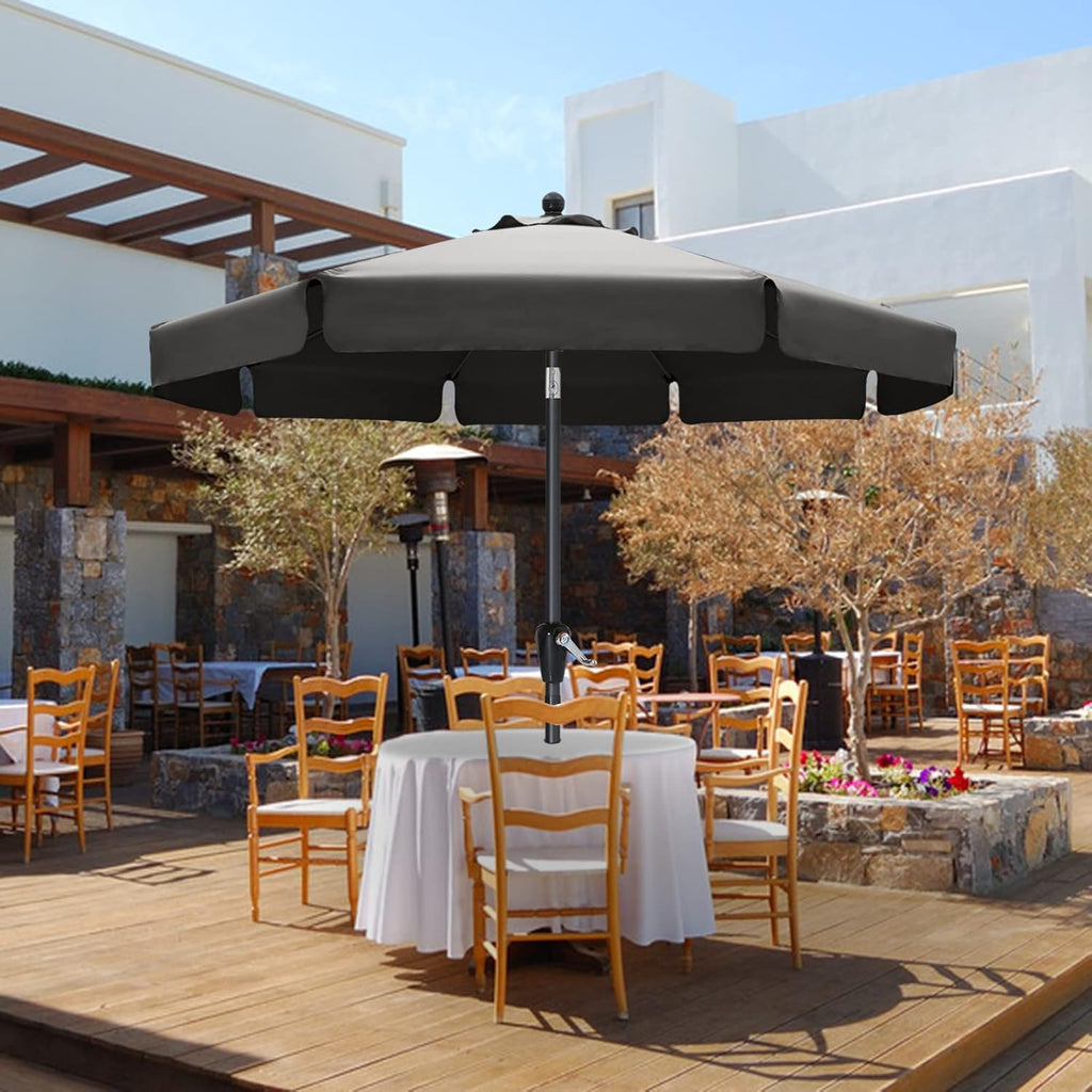 10' Blue Patio Umbrellas D83363
