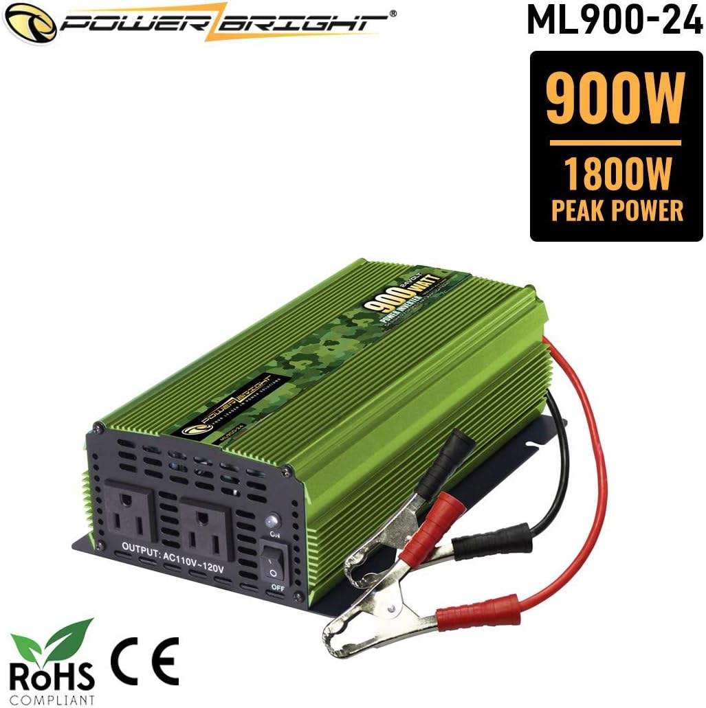 2300 Watt 24V Power Inverter with Dual 110V AC Outlets I48642