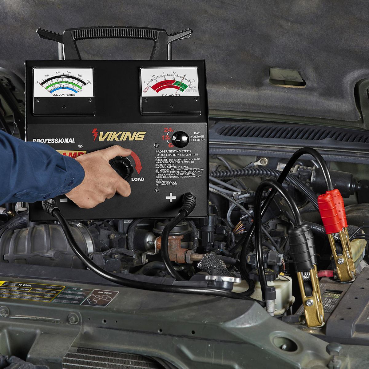 1000 Amp 6/12/24V Battery and System Load Tester S133