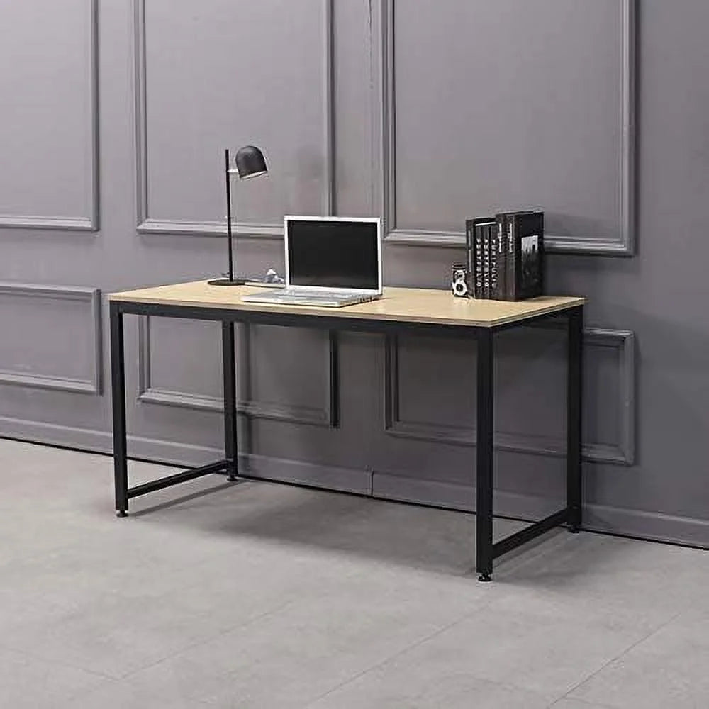 55.1" Computer Writing Desk with Metal Frame L261