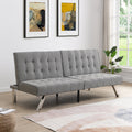 Gray Fabric Sofa Bed F77540