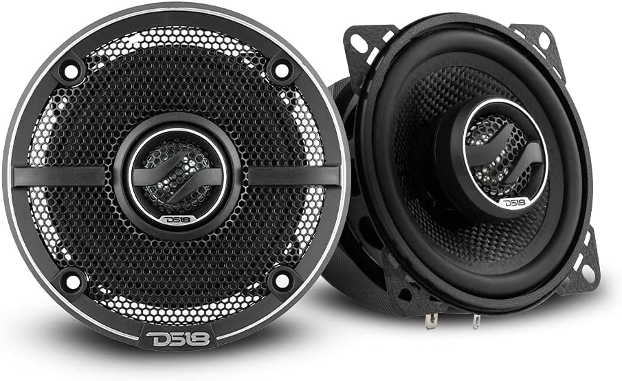 3.5" Full Range Car Audio Speaker with Kevlar Cone 120 Watts 4 Ohm Horn Woofer Pair Z890