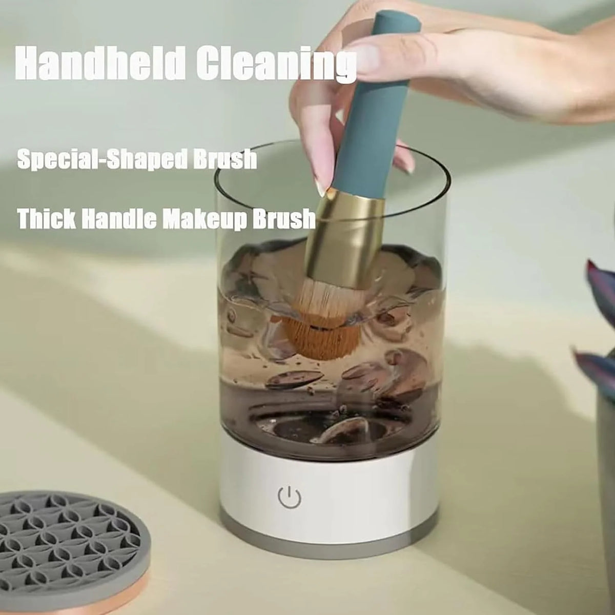 Electric Makeup Brush Cleaner Black P368