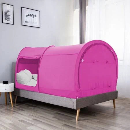 Pink Full Bed Canopy Tent with Indoor Curtains Q598192