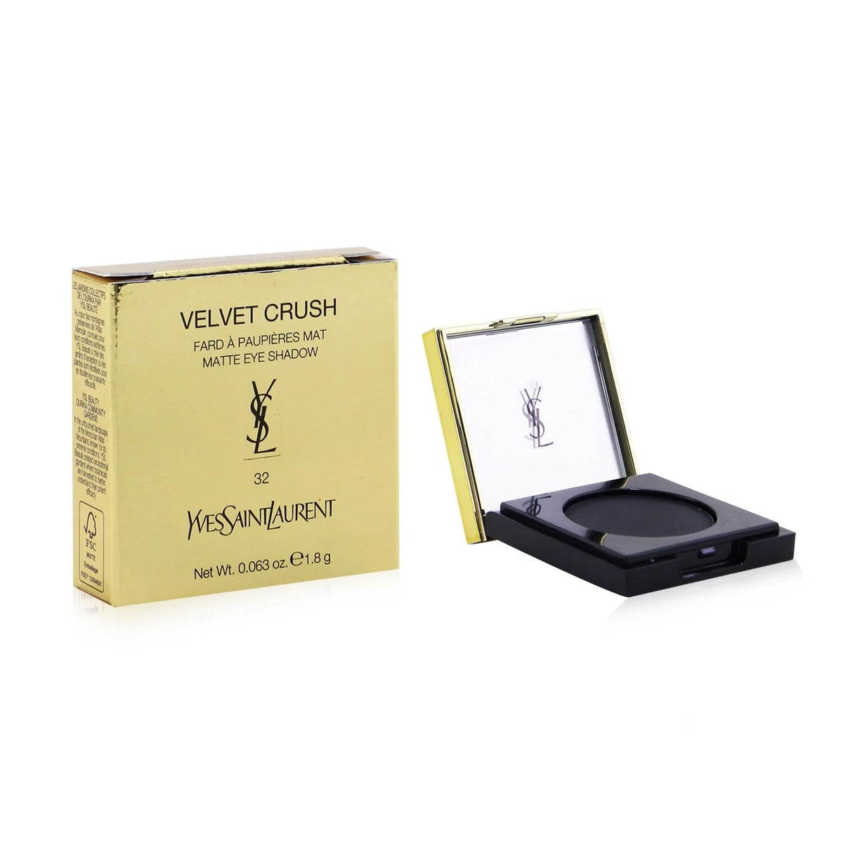 Velvet Matte Eye Shadow Black 1.8g S822