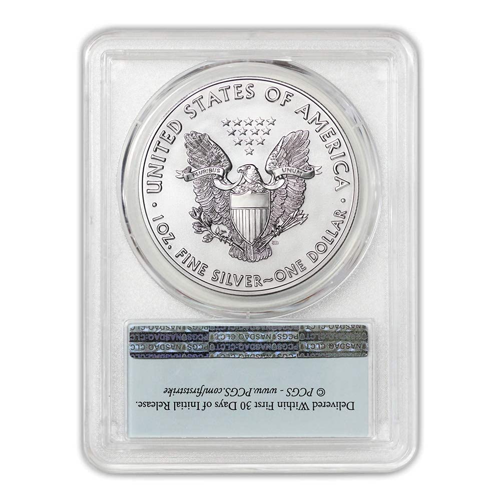 1 oz Silver American Eagle Coin MS-70 Type 1 F96617