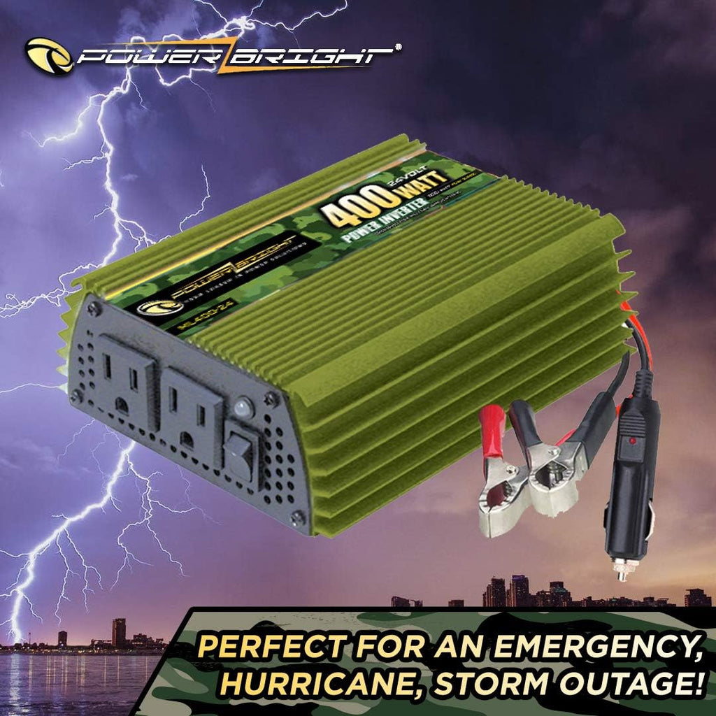2300 Watt 24V Power Inverter with Dual 110V AC Outlets I48642