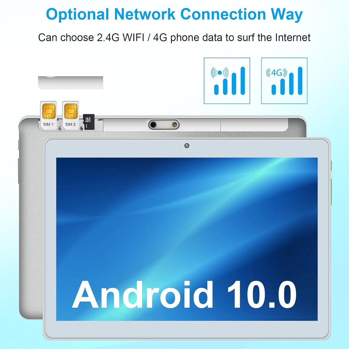 10 inch Android Tablet with 32GB ROM 4G Phone Call W685445