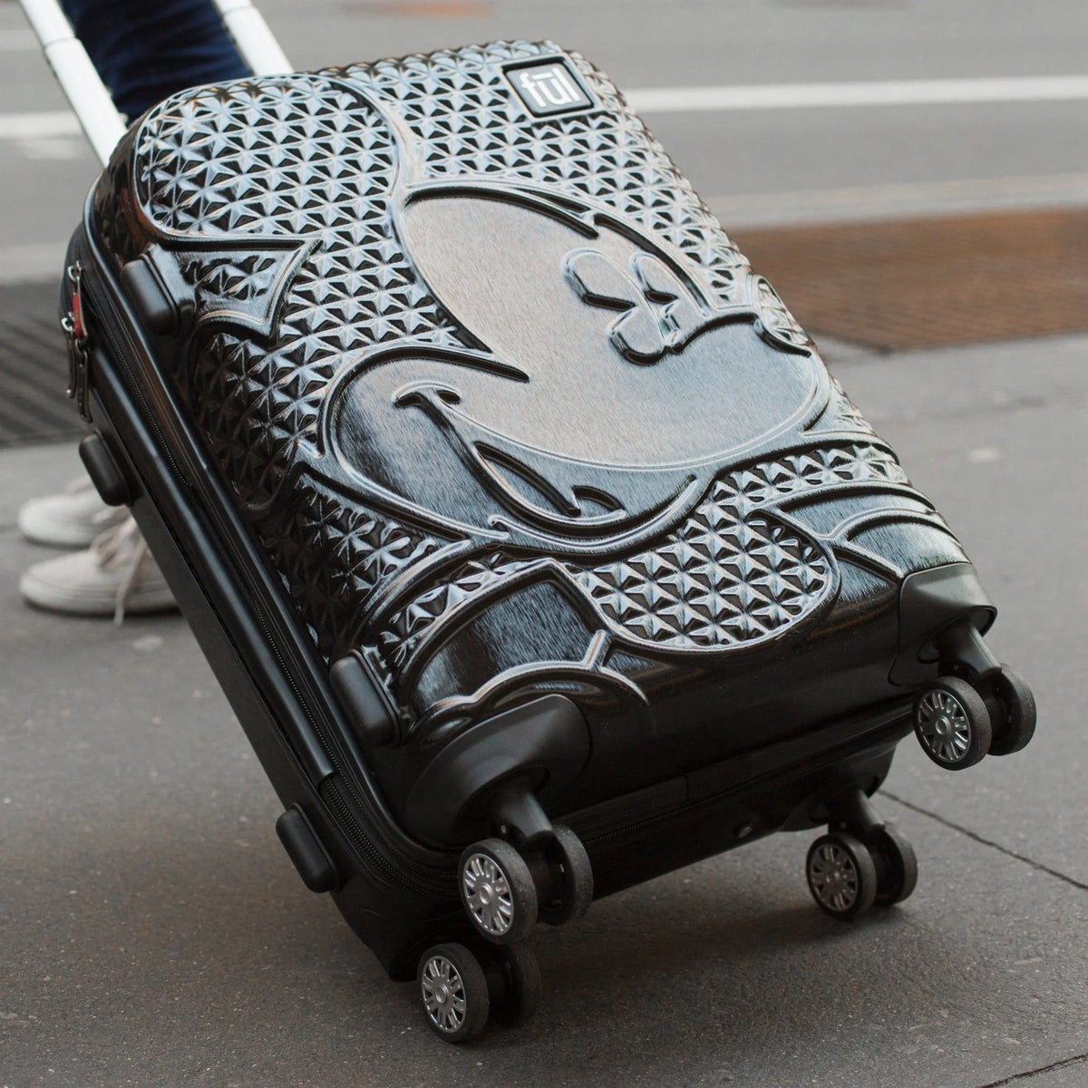 Black 25in Hardsided Rolling Luggage K244049