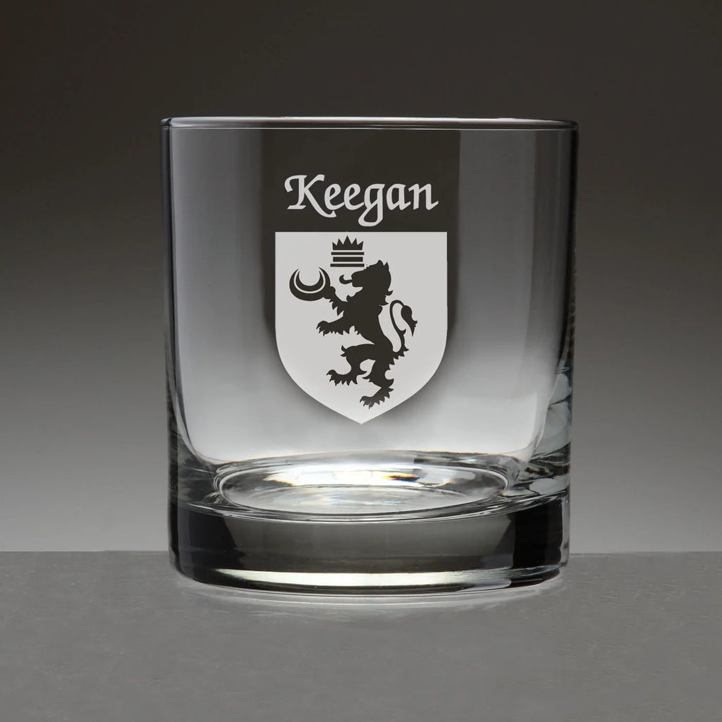 Set of 4 Etched Tumbler Glasses G371