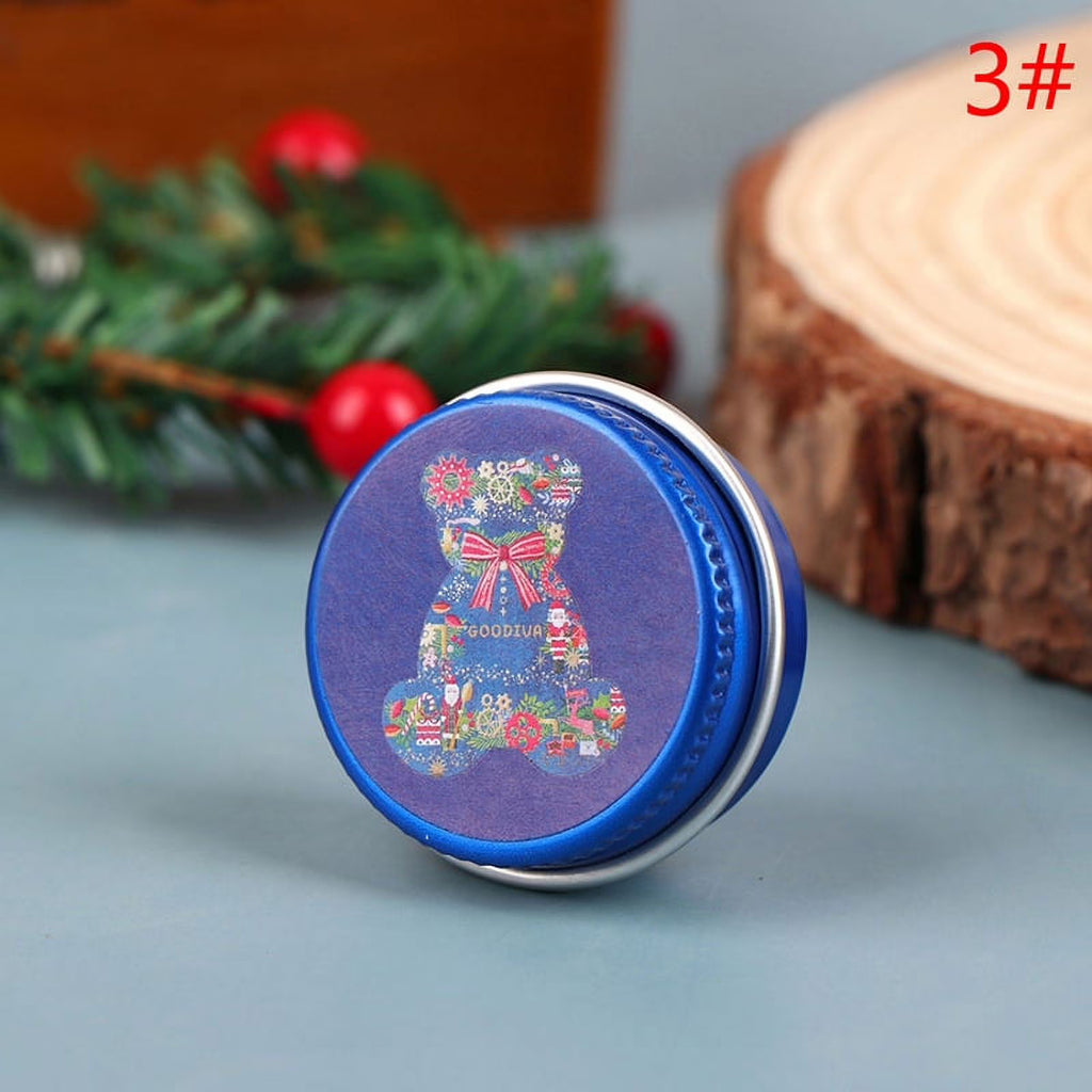 1:12 Dollhouse Mini Christmas Cookies Candy Gift Box Tin Box Y4072