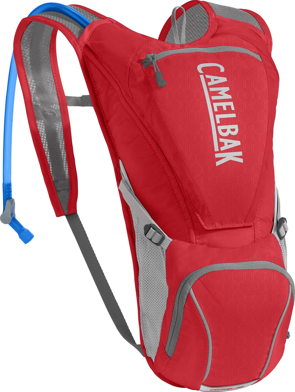 Racing Red Silver 5 Liter Hydration Backpack K442