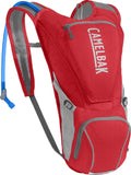 Racing Red Silver 5 Liter Hydration Backpack K442
