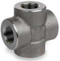 Forged Carbon Steel 1 1/4 in. Threaded Cross Pipe Fitting W5898