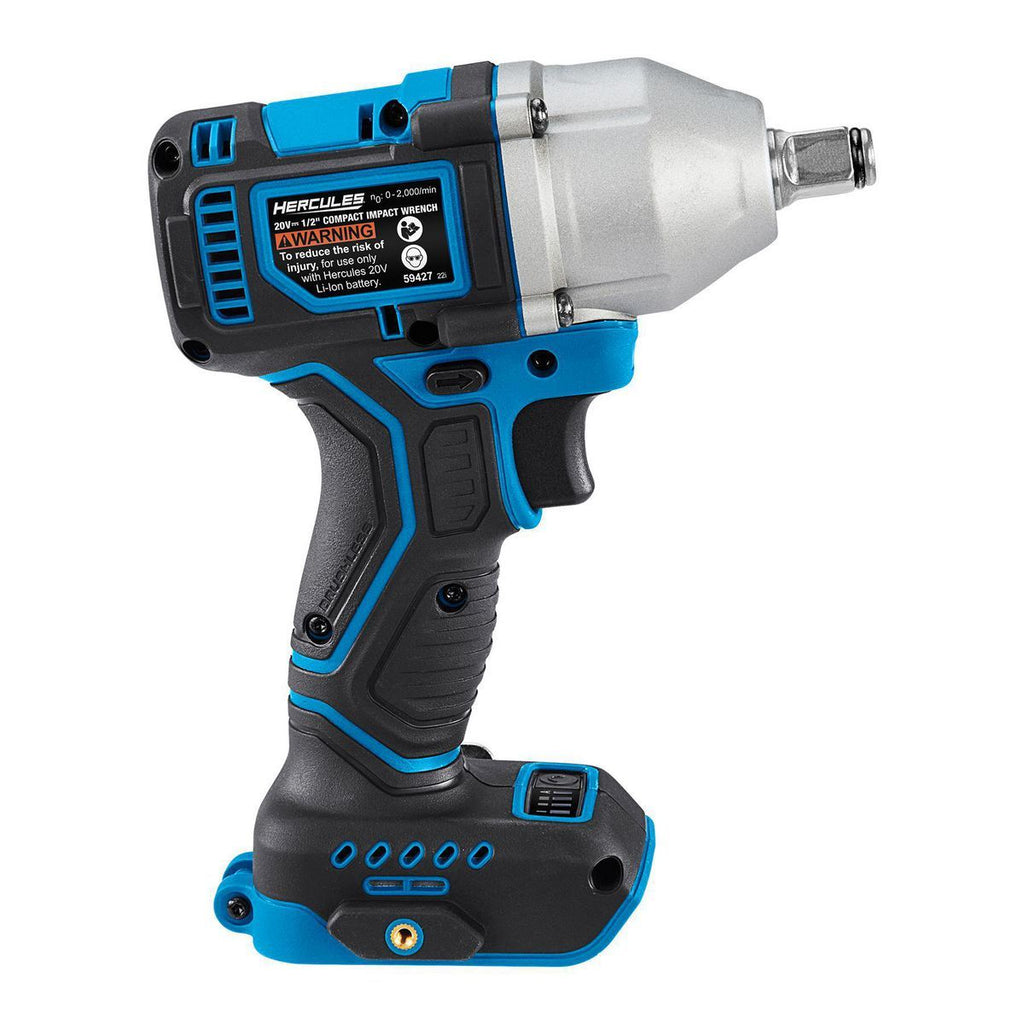 20V Brushless Cordless 1/2 in. Compact 4-Mode Impact Wrench with Friction Ring C409798