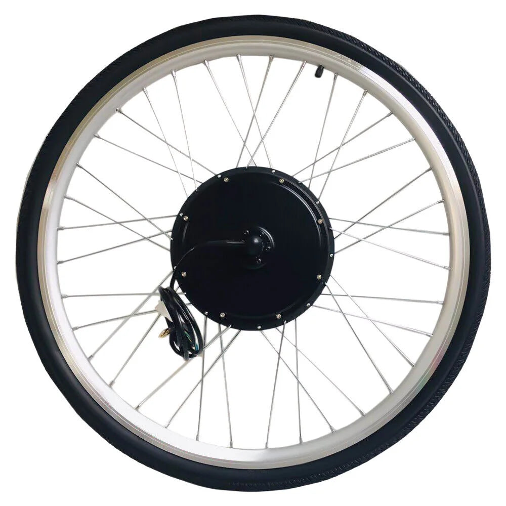 28'' Electric Bicycle Conversion Rear Wheel Kit Bike Motor 48V 1000W Q799