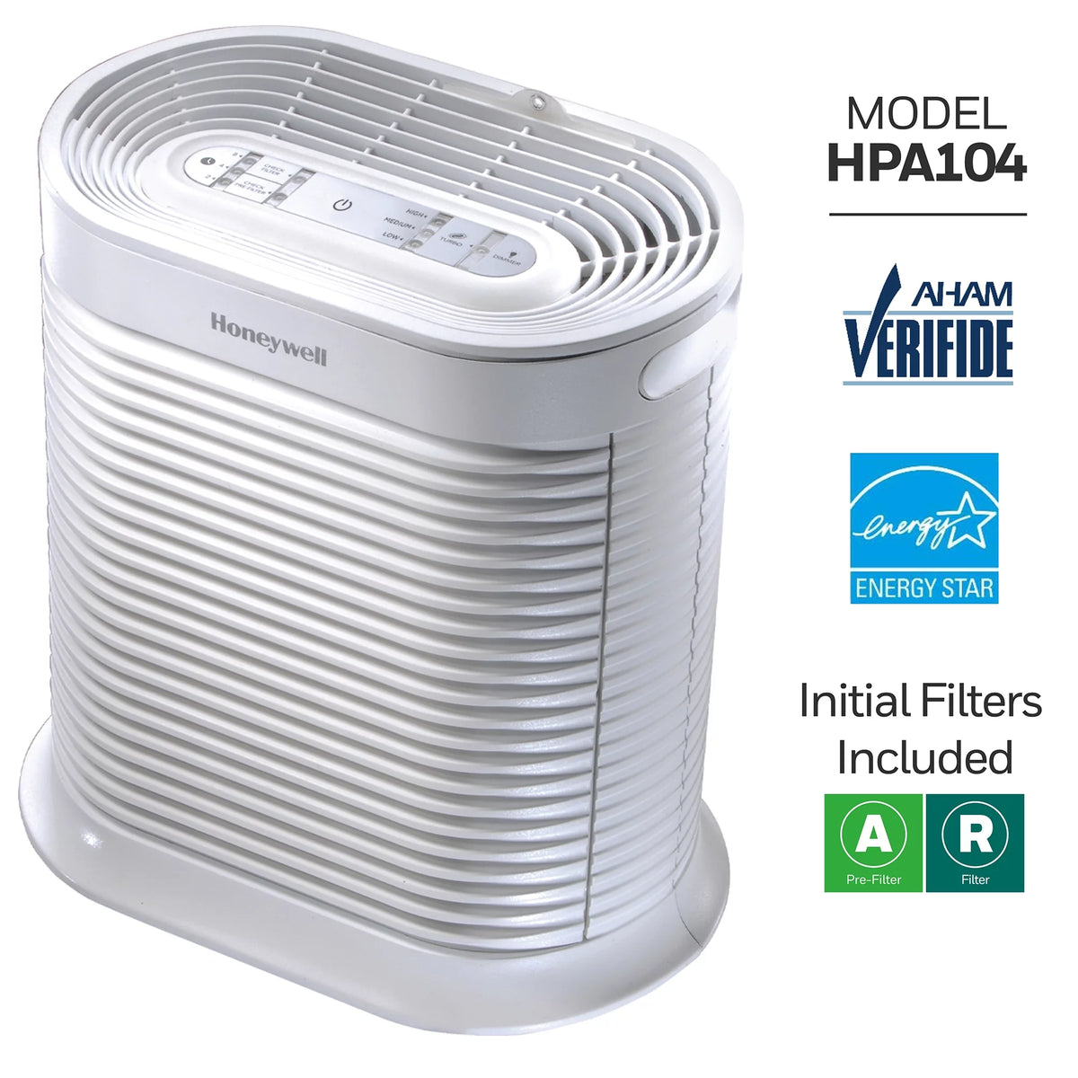 Air Purifier HEPA Filter 155 sq ft H178987