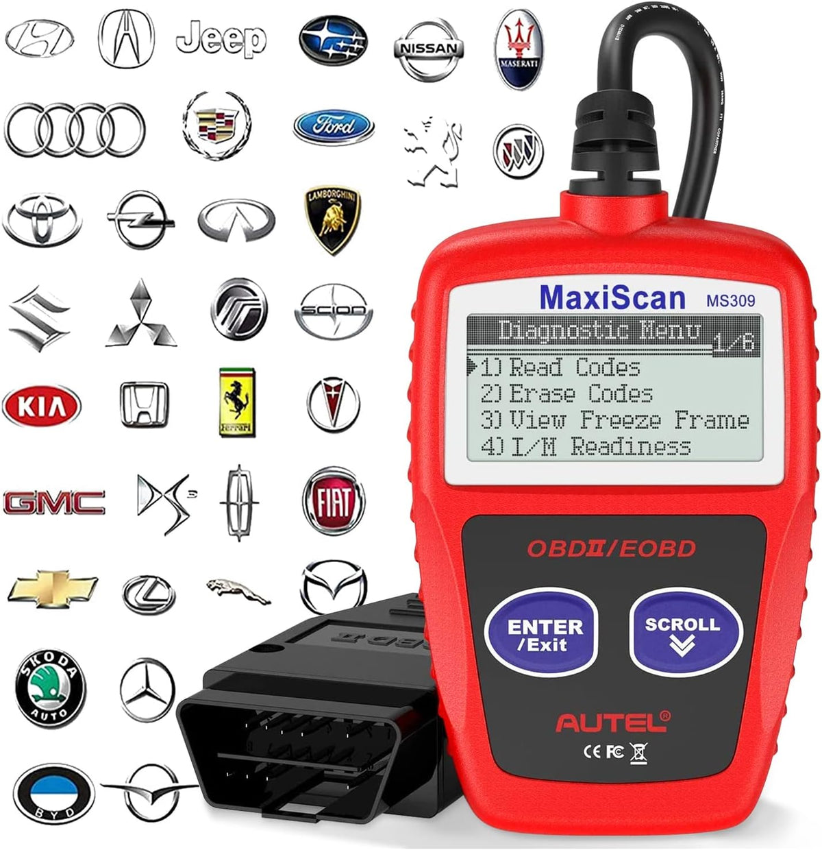 OBD2 Scanner Universal Car Engine Fault Code Reader Y6889