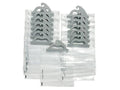 Hanging Storage Bags, 15-Pack of 10 x 12.5-inch Clear Plastic Bags A63099