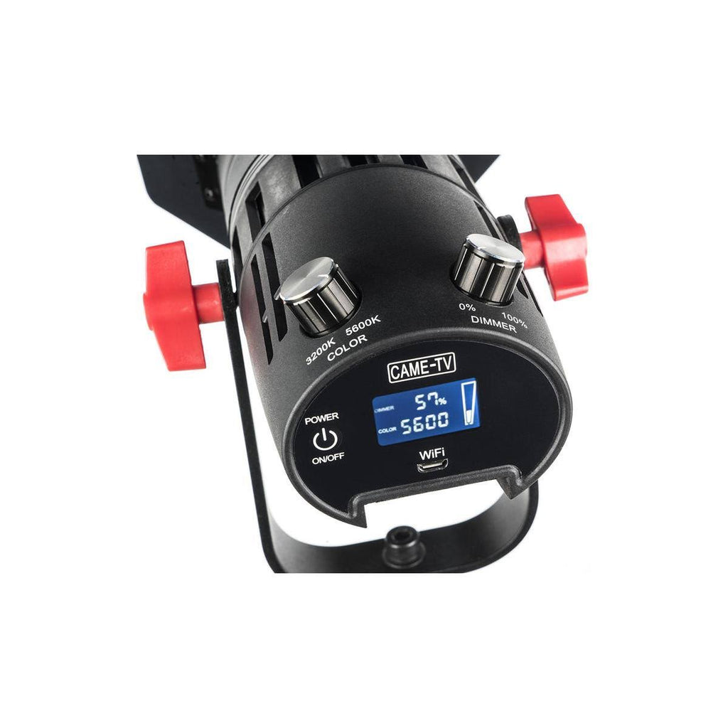 55W Bi-Color Fresnel LED Light with Carry Bag B196