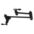 Matte Black Wall Mount Pot Filler Kitchen Faucet P7991