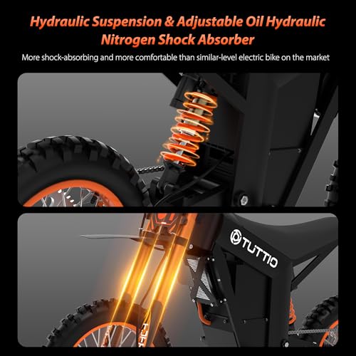 14"/12" Fat Tire 2000W Electric Dirt Bike with 48V 21AH Battery D47651