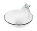 Glass Vessel Bathroom Sink Set B4298