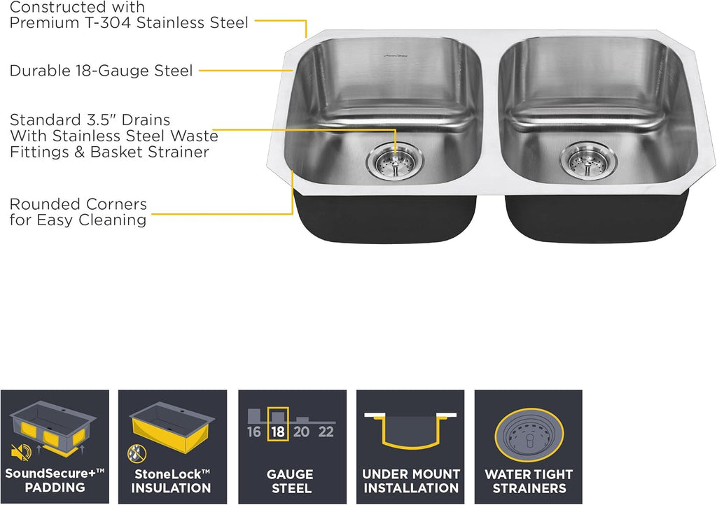 Stainless Steel Undermount Single Bowl Kitchen Sink W907270