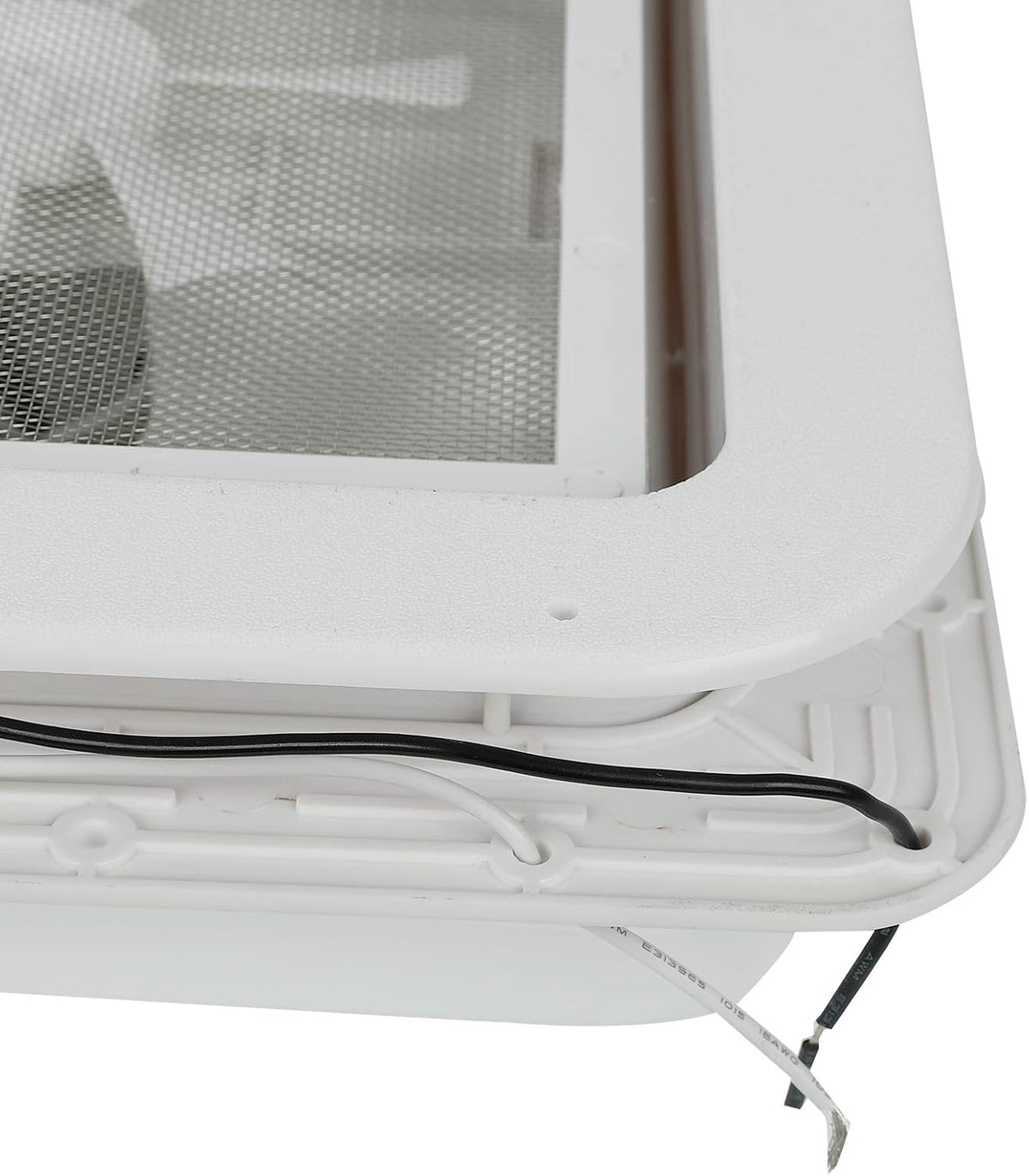 14 RV Roof Vent with 12V Fan White Lid O703634