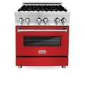 30 in. Stainless Steel Gas Burner Electric Oven Range R846