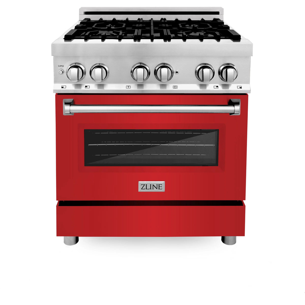 30 in. Stainless Steel Gas Burner Electric Oven Range R846