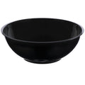 Black High Profile Plastic Catering Bowl - 25/Case O536